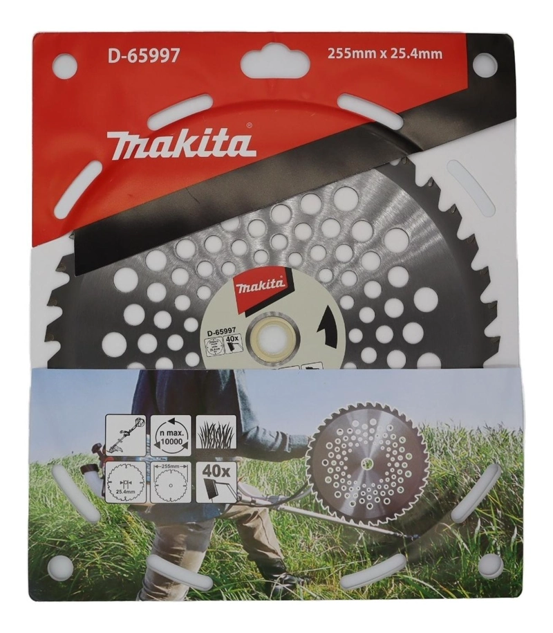 DISCO MAKITA D-65997 SIERRA DESBROZADORA 255X25.4X1.25 MM 40D - 2