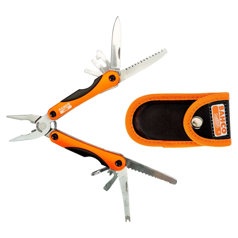 SET HERRAMIENTAS MAKITA MULTIHERRAMIENTA MTT151 PLEGABLE 18 EN 1 + FUNDA BAHCO - 1