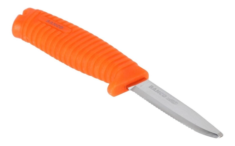 CUCHILLO DE RESCATE FLOTANTE CON MANGO FLUORESCENTE BAHCO - 2