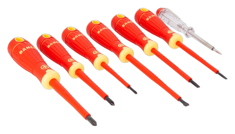 SET DESTORNILLADORES AISLADOS BAHCOFIT 1.000 V 7 PZAS - BAHCO - 2