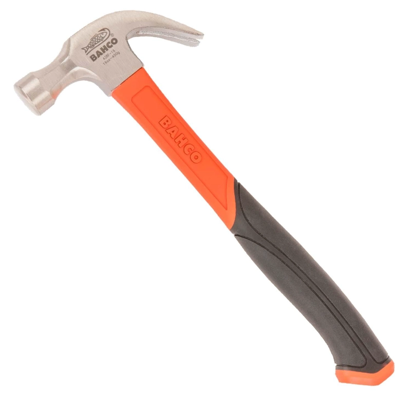 MARTILLO CARPINTERO MANGO EN FIBRA DE VIDRIO 16 OZ - BAHCO - 1