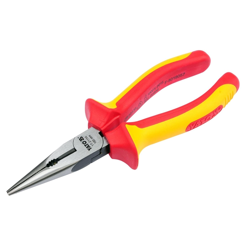 ALICATE PUNTA LARGA YATO YT-21154 AISLADO 1000V VDE 160MM - 2