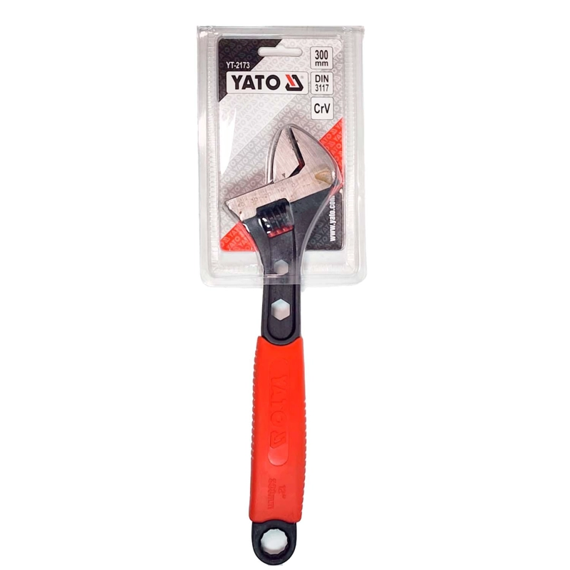 LLAVE AJUSTABLE YATO 12'' (300MM) APERTURA 42MM CRV - 2