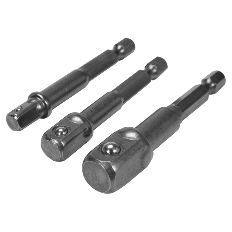 JUEGO ADAPTADORES CUADRANTE - 1/4'', 3/8'', 1/2'' (0901895) 3 PZAS - YATO - 2