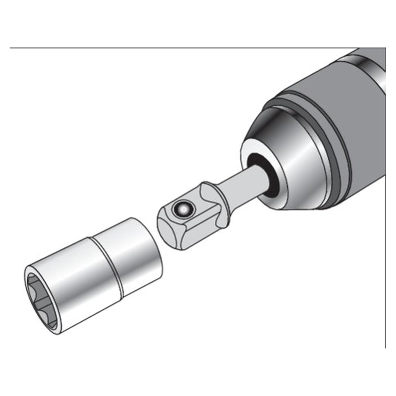 JUEGO ADAPTADORES CUADRANTE - 1/4'', 3/8'', 1/2'' (0901895) 3 PZAS - YATO - 3