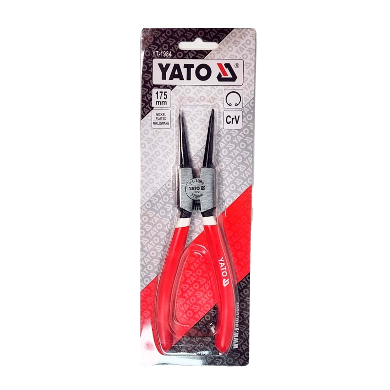 YATO ALICATE SACA SEGURO EXTERNO RECTO 178MM YT-1984 CRV - 2