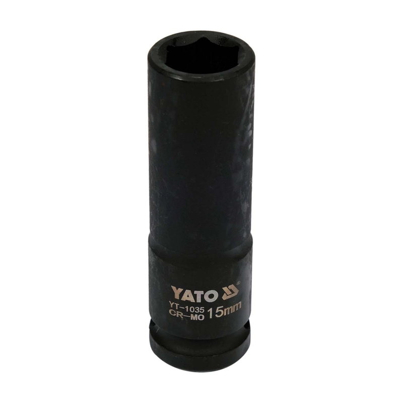 DADO DE IMPACTO LARGO HEXAGONAL 1/2'' 15MM - YATO - 1