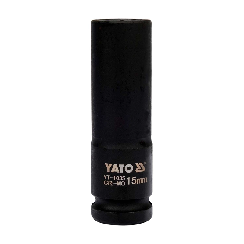 DADO DE IMPACTO LARGO HEXAGONAL 1/2'' 15MM - YATO - 2