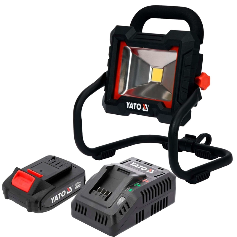 FOCO LED INALAMBRICO 18 V 1.600 LM 1 BAT. 2 AH YATO YT-82961 - 1