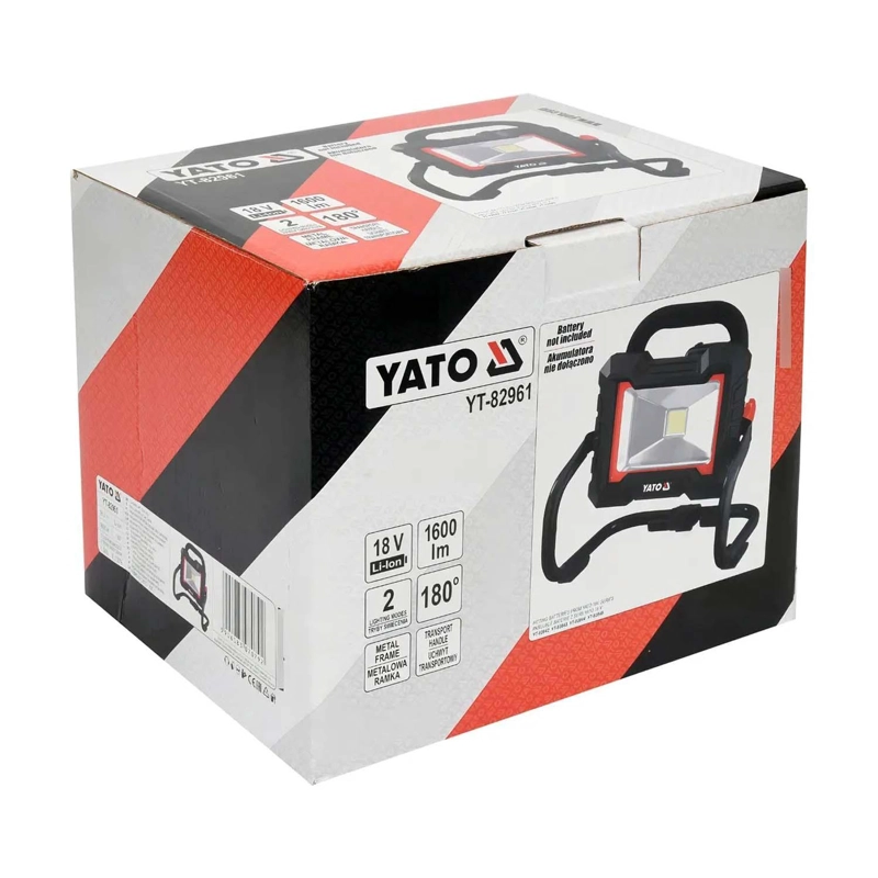 FOCO LED INALAMBRICO 18 V 1.600 LM 1 BAT. 2 AH YATO YT-82961 - 9