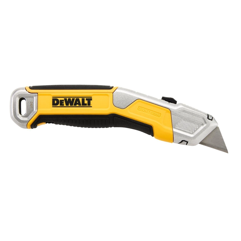 CUCHILLO CARTONERO RETRACTIL DEWALT DWHT10998 METALICO ZINC - 1