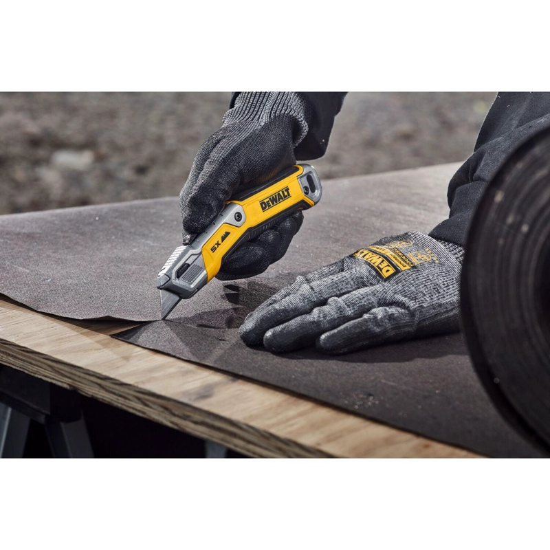 CUCHILLO CARTONERO RETRACTIL DEWALT DWHT10998 METALICO ZINC - 6