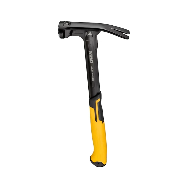 MARTILLO UÑA RECTA DEWALT DWHT51138 400G 14OZ CARA FRESADA - 1