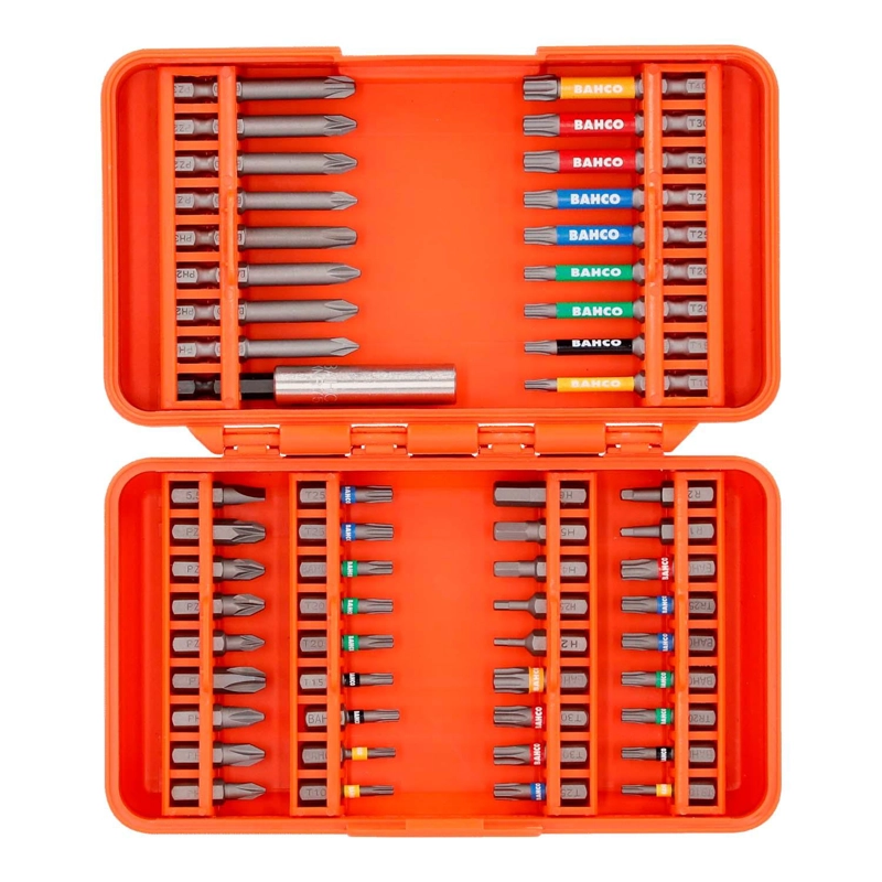 SET 54 PUNTAS BITS BAHCO 59S/54C-1 1/4' TORX PHILLIPS HEX - 2
