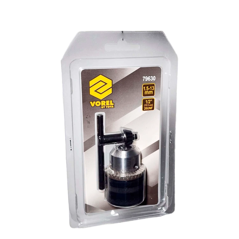 MANDRIL CON LLAVE VOREL 79630 1.5-13MM ROSCA 1/2' - 2