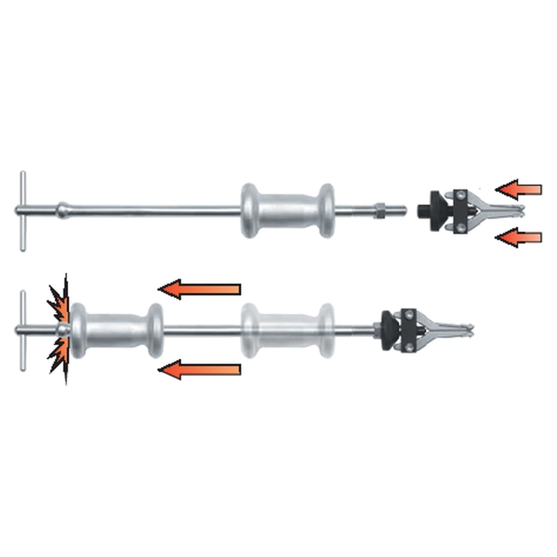 EXTRACTOR INERCIA MASAS RODAMIENTOS YATO YT-25391 16 PZS - 3