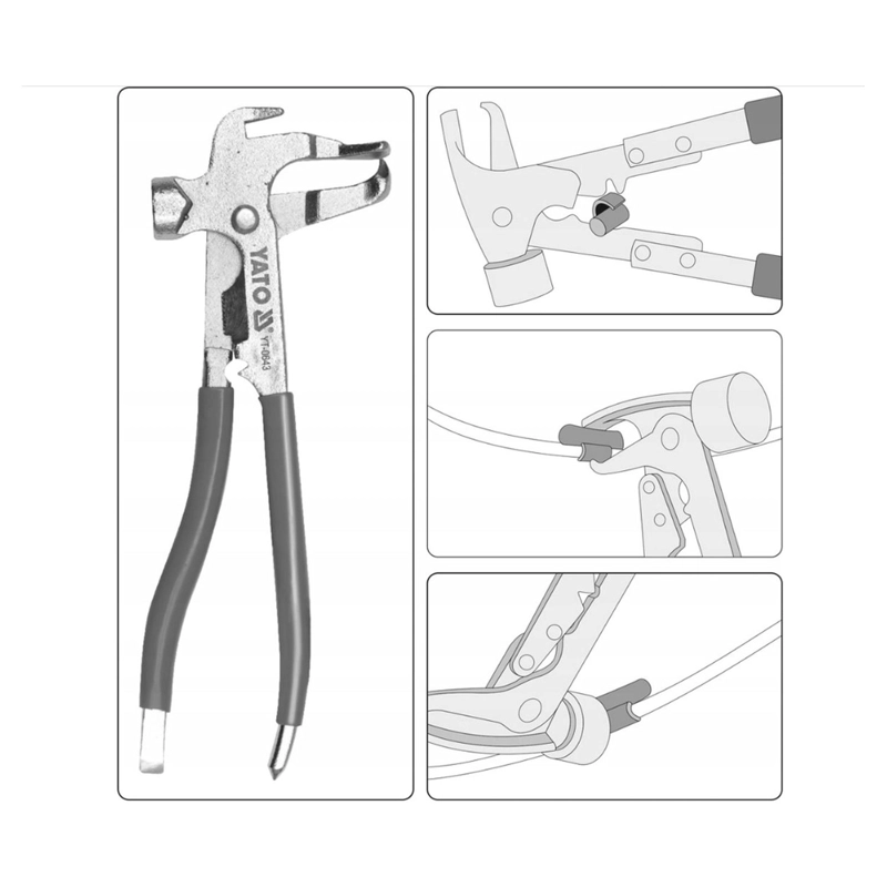 ALICATE CONTRAPESOS BALANCEO YATO YT-0643 RUEDAS CRV - 2