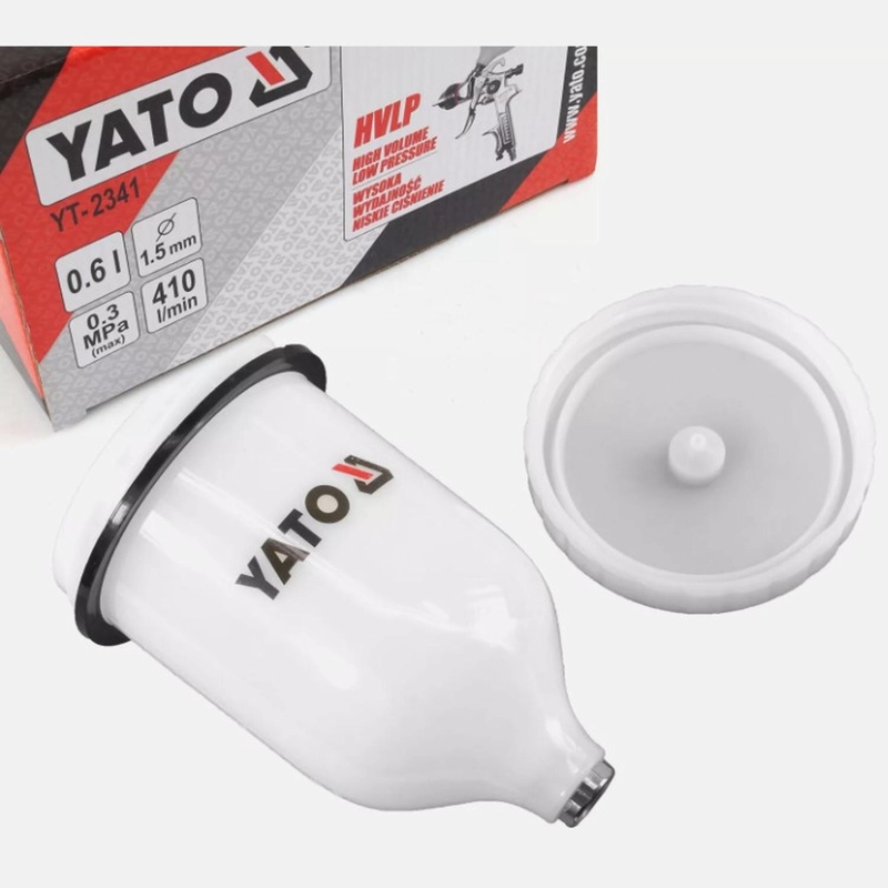 PISTOLA PINTAR HVLP GRAVEDAD YATO YT-2341 0.6L 1.5MM - 2