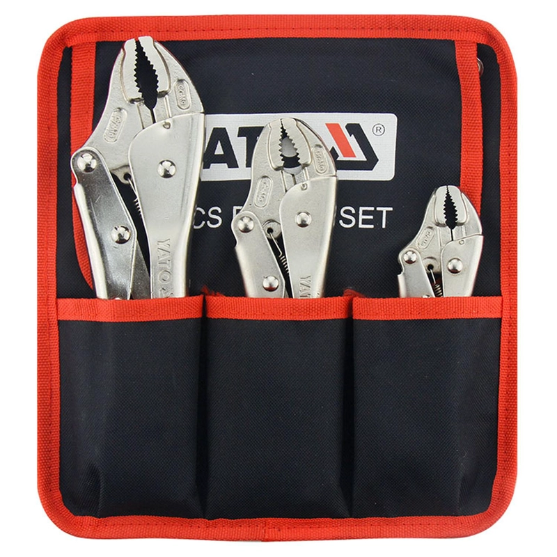SET 3 ALICATES DE PRESION YATO YT-39613 5-7-10' CRV GRIP - 1