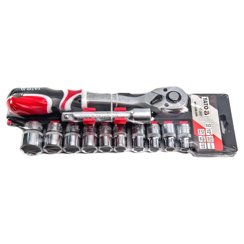 SET 12 DADOS 1/2'' YATO YT-38821 10-24MM CHICHARRA CRV - 3