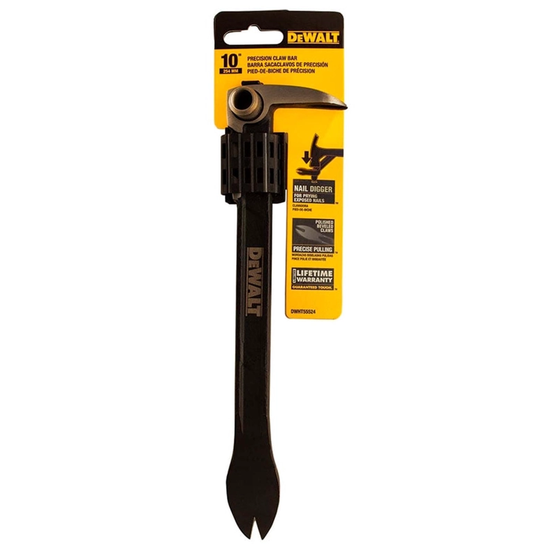 BARRETA SACACLAVOS DEWALT DWHT0-55524 254MM PERFIL I ACERO - 4