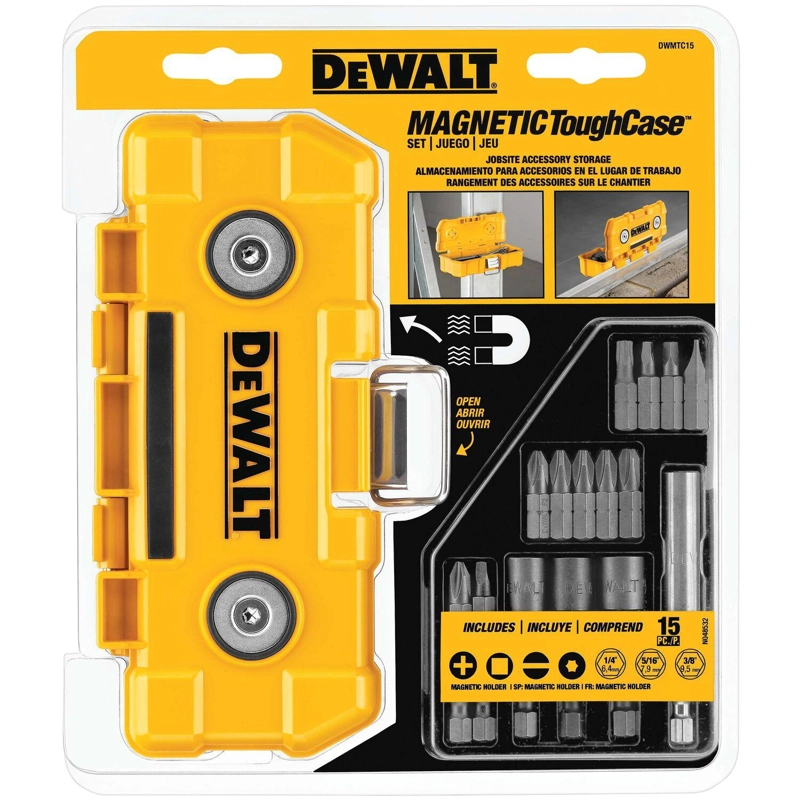 SET PUNTAS 15 PZAS + CAJA MAGNE TICA DEWALT DWMTC15 - 7