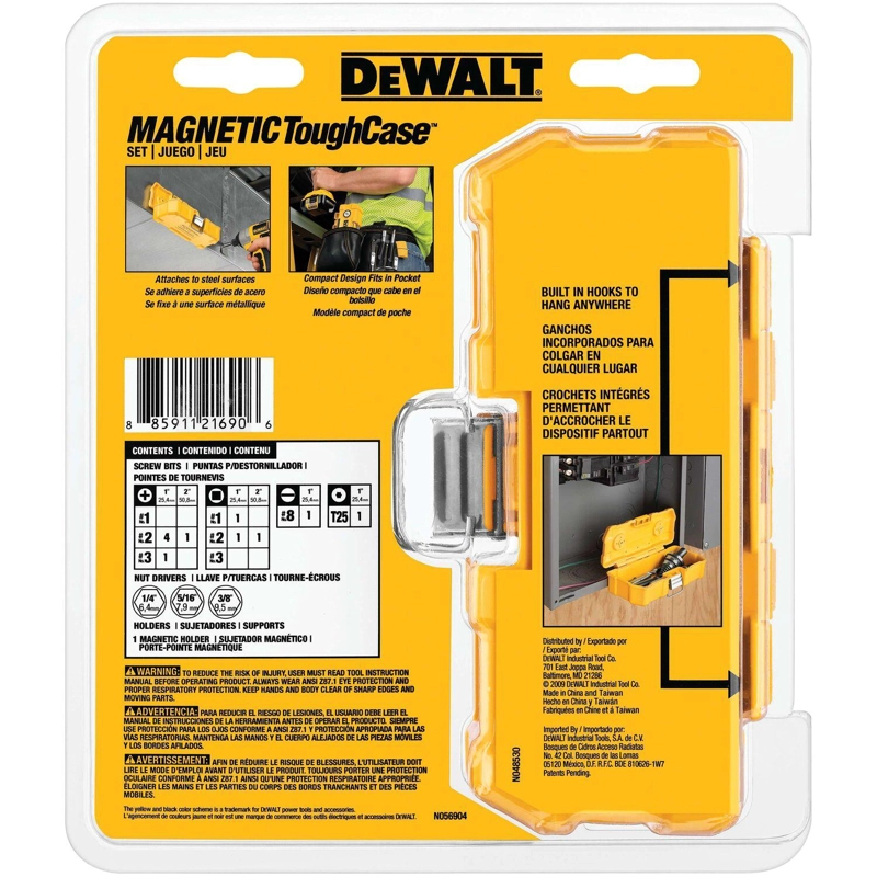 SET PUNTAS 15 PZAS + CAJA MAGNE TICA DEWALT DWMTC15 - 8