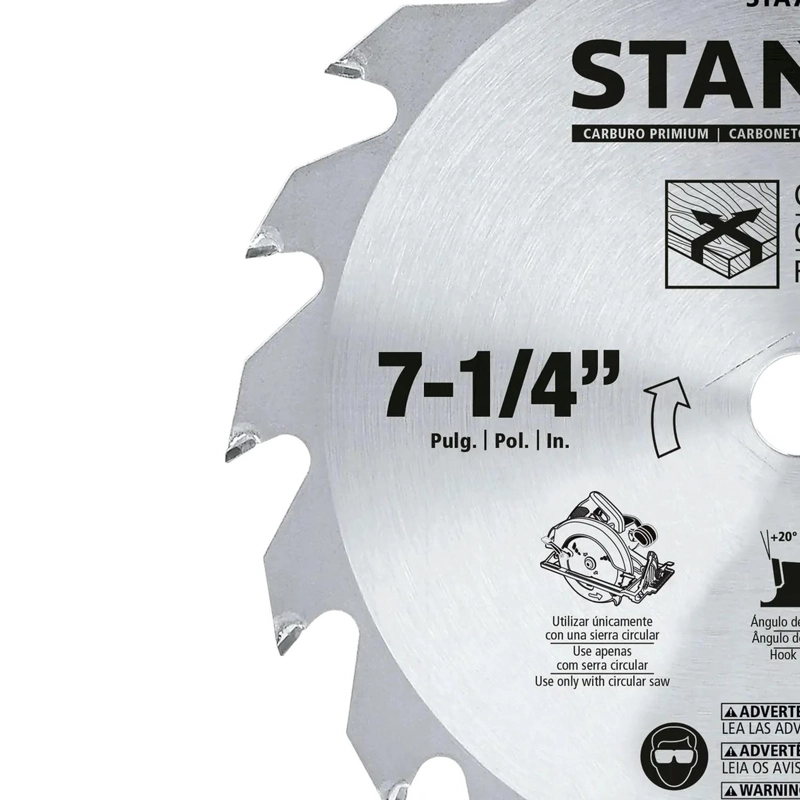 DISCO SIERRA MADERA 7-1/4'' 18D STANLEY STA7717 - 2
