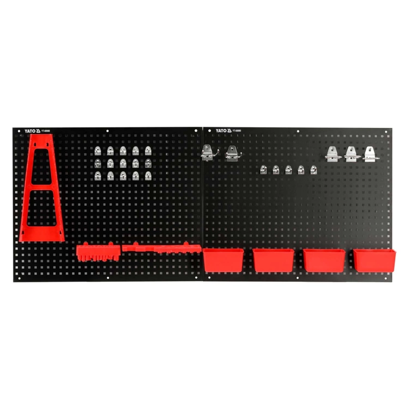 PANEL ORGANIZADOR DE PARED YATO METALICO 34 PZAS - 1