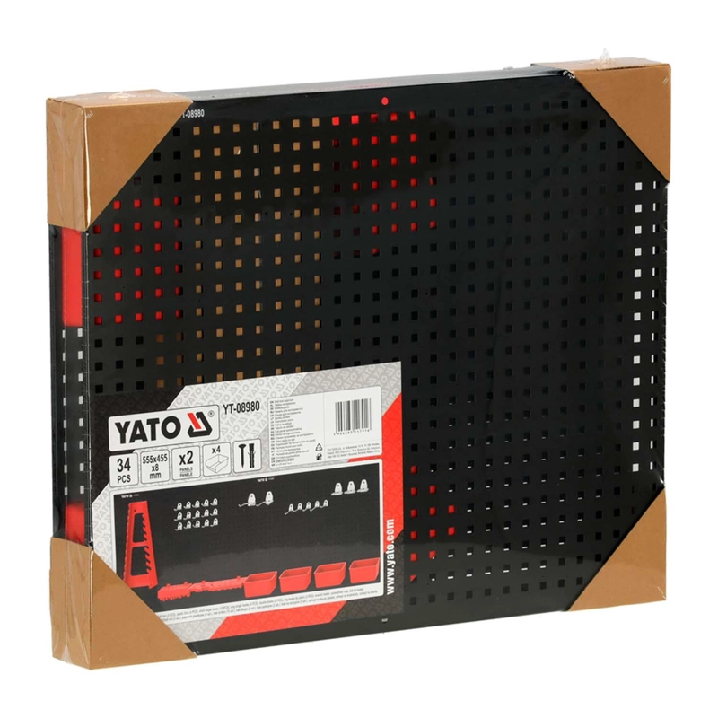 PANEL ORGANIZADOR DE PARED YATO METALICO 34 PZAS - 5