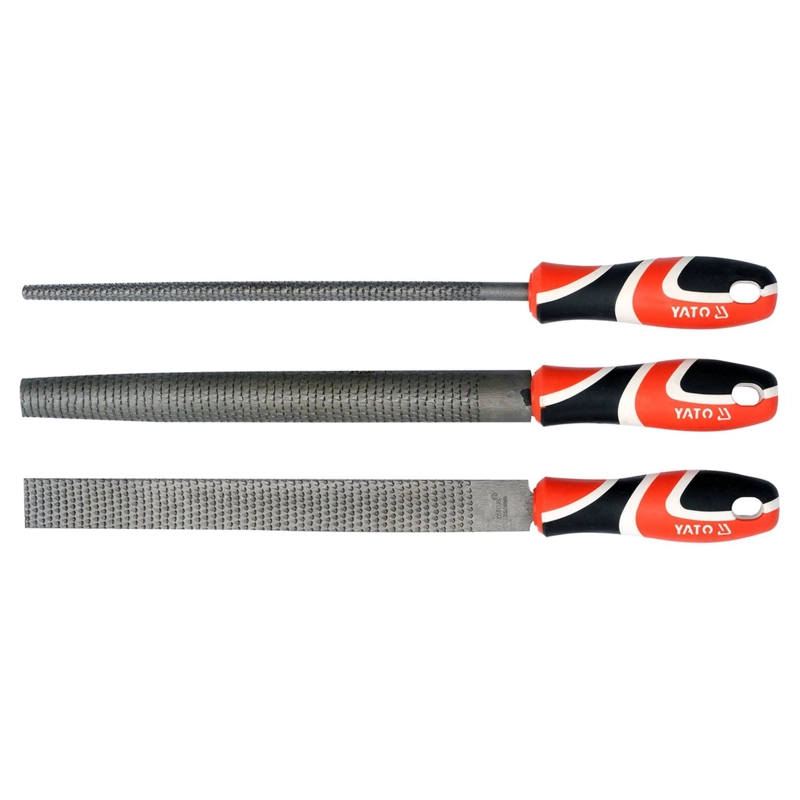 JUEGO 3 ESCOFINAS PARA MADERA YATO YT-6222 250MM - 1