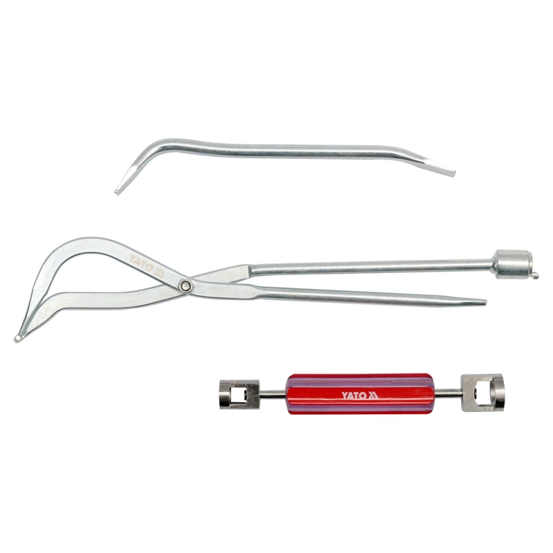 KIT 3 HERRAMIENTAS FRENO DE TAMBOR YATO YT-0684 RESORTES - 1