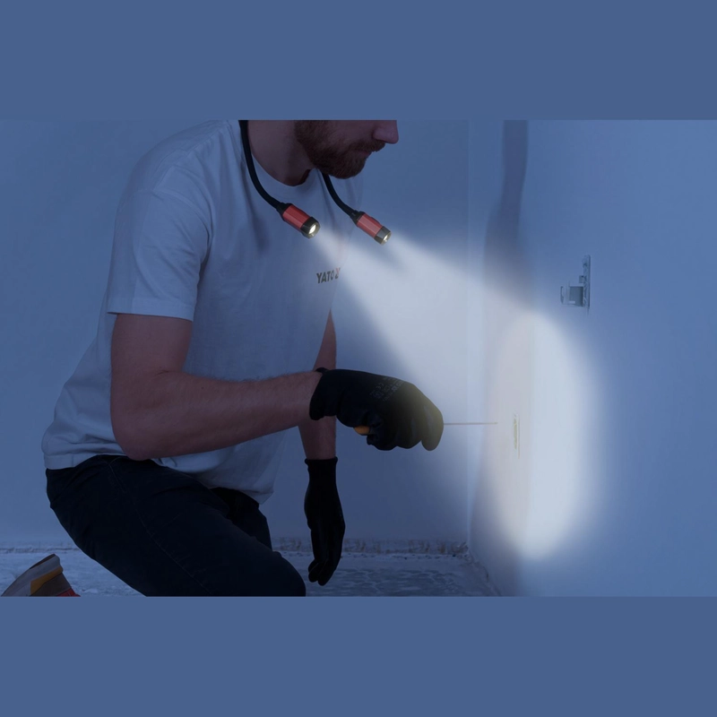 LINTERNA LED DE CUELLO RECARGABLE YATO YT-08599 300LM USB-C - 8