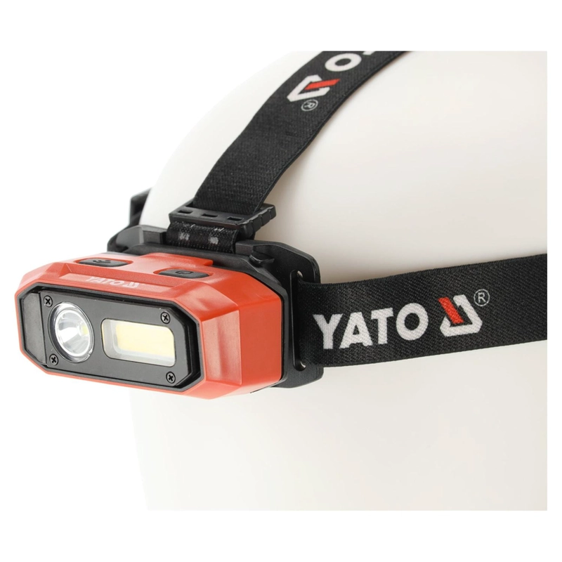 LINTERNA FRONTAL LED RECARGABLE YATO YT-08594 800LM SENSOR - 3