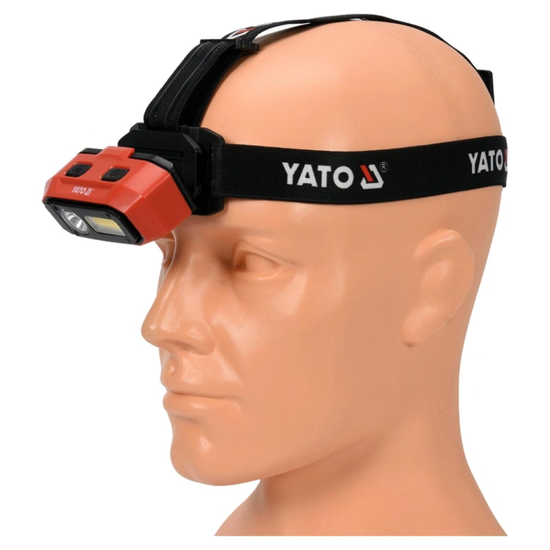 LINTERNA FRONTAL LED RECARGABLE YATO YT-08594 800LM SENSOR - 5