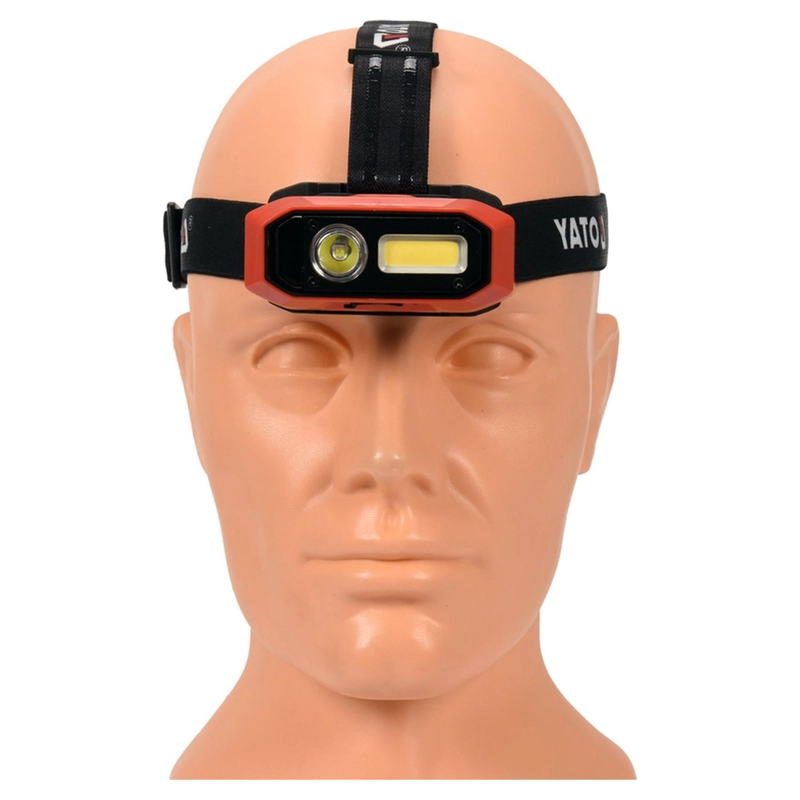 LINTERNA FRONTAL LED RECARGABLE YATO YT-08594 800LM SENSOR - 6
