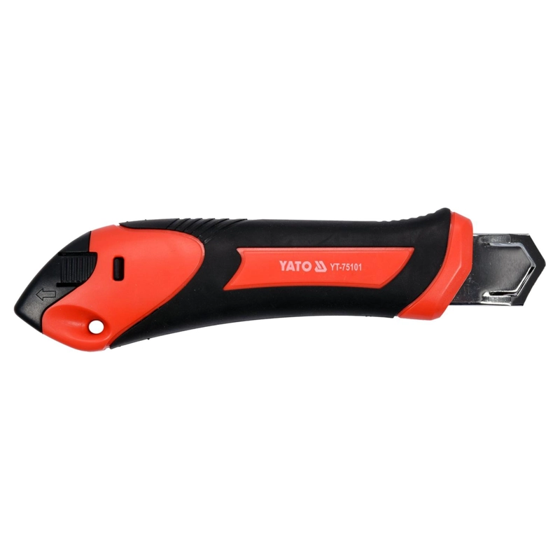 CUCHILLO CARTONERO HOJA SEGMENTADA YATO YT-75101 25MM ABS - 2