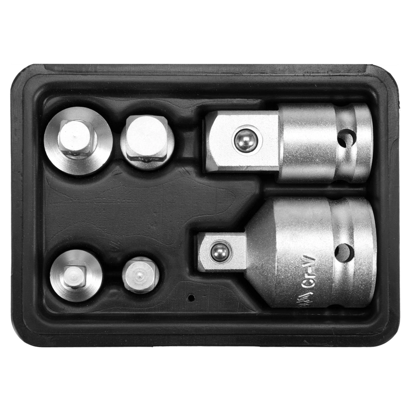JUEGO 6 REDUCCIONES PARA DADOS YATO YT-10671 CRV 1/4 A 3/4 - 2