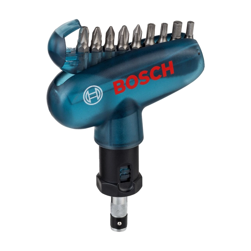 DESTORNILLADOR MANUAL DE BOLSILLO BOSCH 2607017413 10 PIEZAS - 1