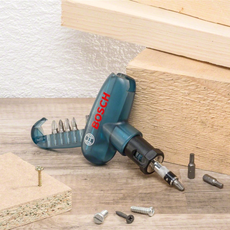 DESTORNILLADOR MANUAL DE BOLSILLO BOSCH 2607017413 10 PIEZAS - 4