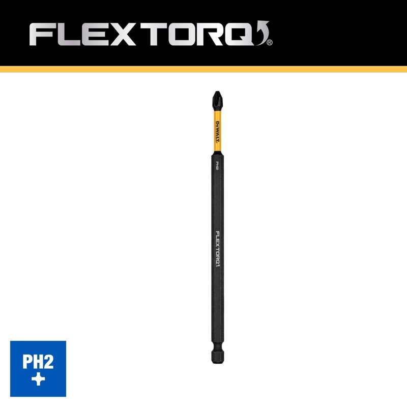 PUNTA DE ATORNILLAR FLEXTORQ PH2 - 6'' (152.4MM) - DEWALT - 4