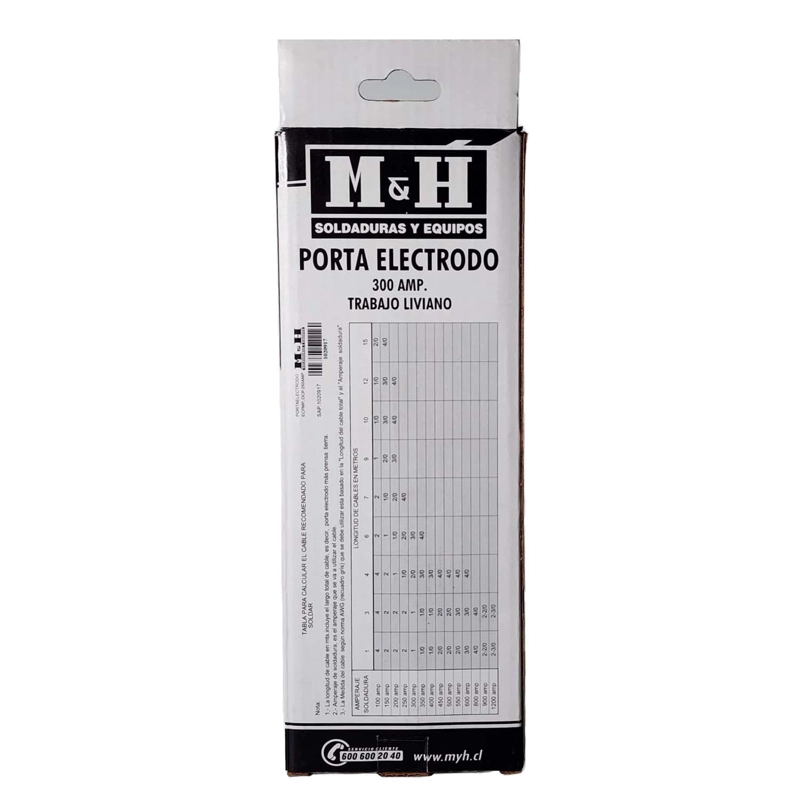 PORTAELECTRODO 300 A M&H 1020917 TRABAJO LIVIANO SOLDAR - 4