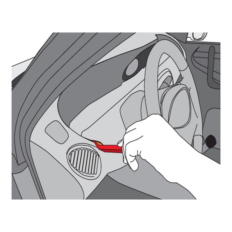 SET REMOVEDOR TAPIZ Y RADIO AUTO YATO 19PZ DESARMAR INTERIOR - 4