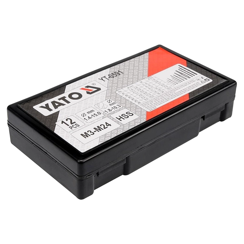 SET EXTRACTORES TORNILLOS + BROCAS HSS YATO 12PZ M3-M24 - 2