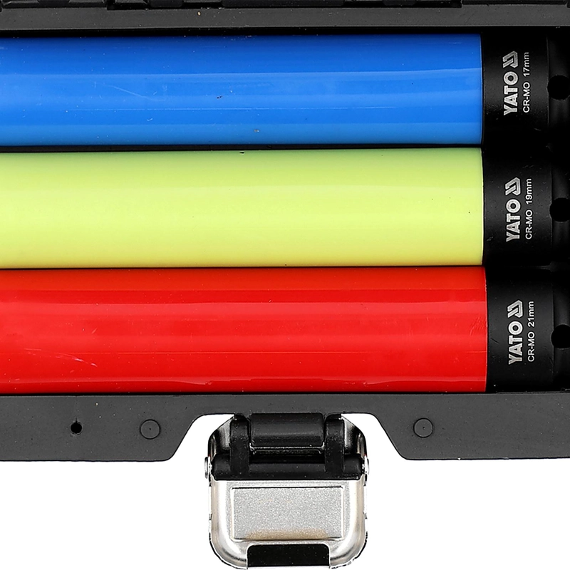 SET DADOS IMPACTO LLANTA ALUMINIO YATO 1/2' 17-21MM 3PZ LARGO - 2