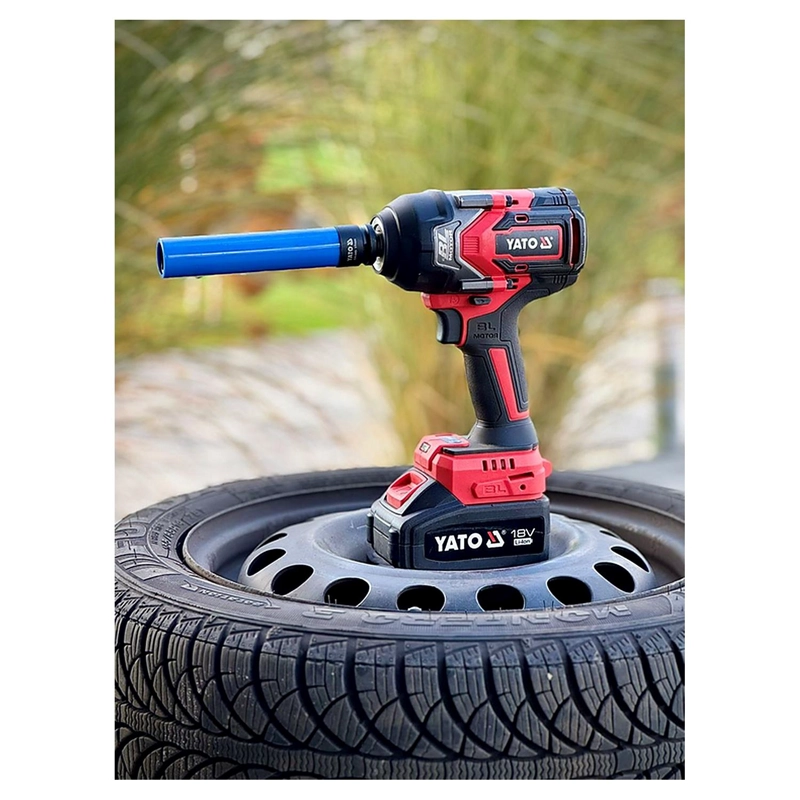 SET DADOS IMPACTO LLANTA ALUMINIO YATO 1/2' 17-21MM 3PZ LARGO - 6