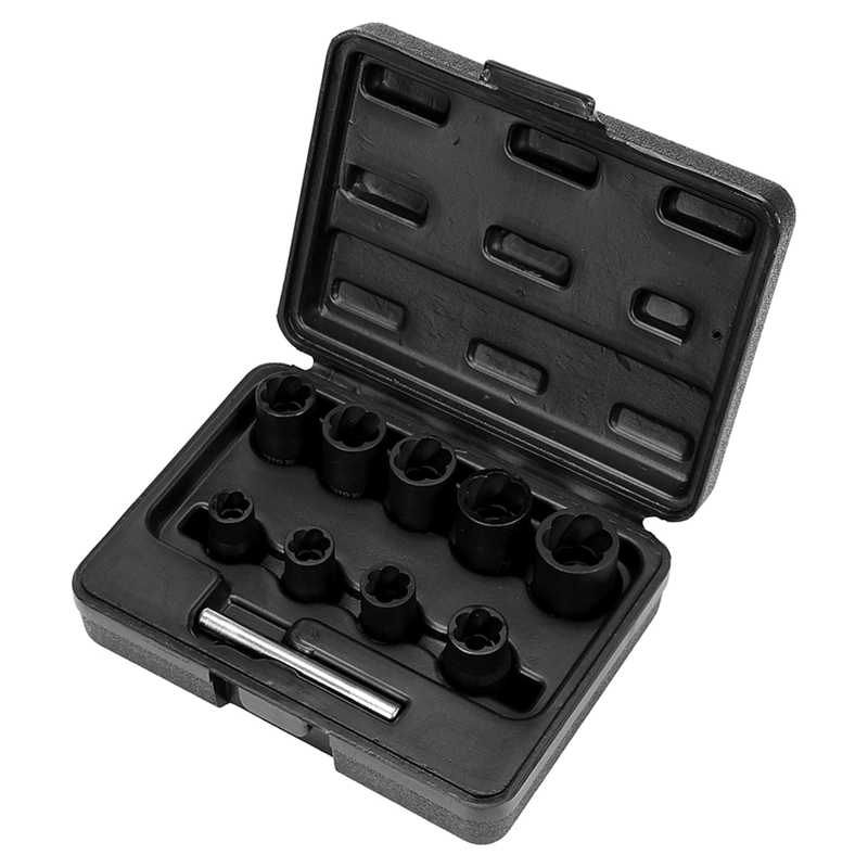SET EXTRACTORES PERNOS YATO 3/8'' 10-19MM CRMO 10PZ DADOS - 2