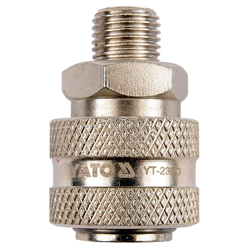 ACOPLE RAPIDO YATO HEMBRA NEUMATICO ROSCA MACHO 1/4' GRD - 1