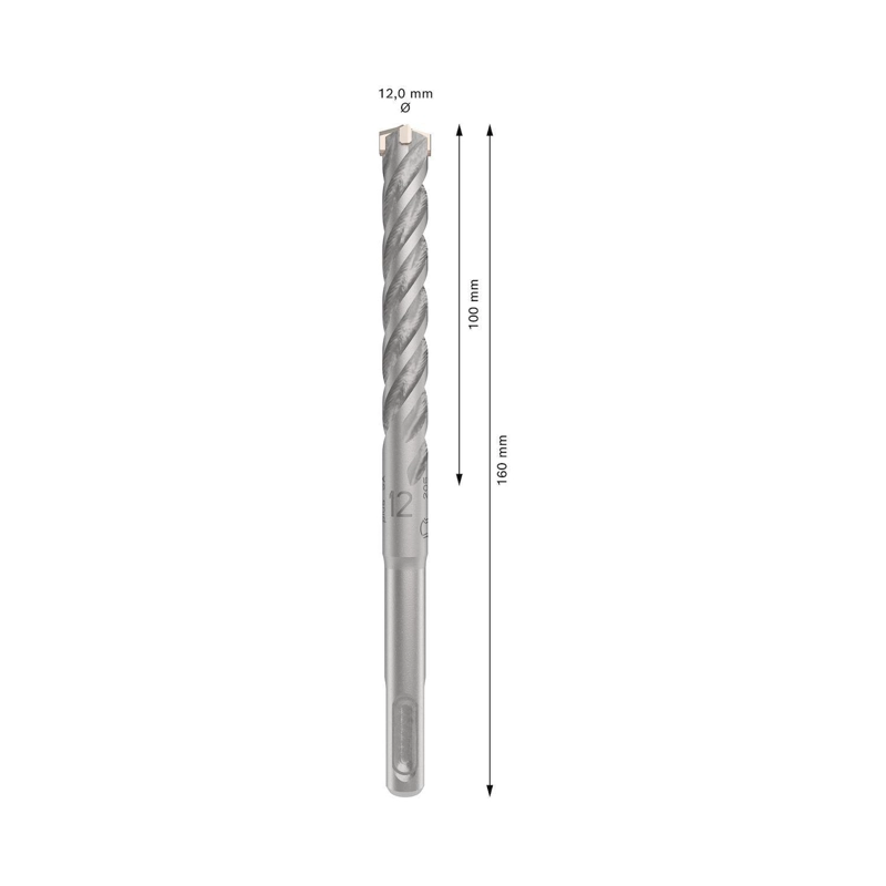 BROCA HORMIGON BOSCH PRO SDS-PLUS-5X 12X160MM 4 FILOS - 6