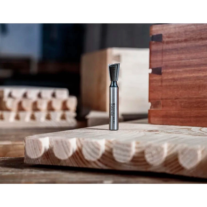 FRESA COLA DE MILANO PRO 15° VASTAGO 1/4'' MADERA - BOSCH - 5